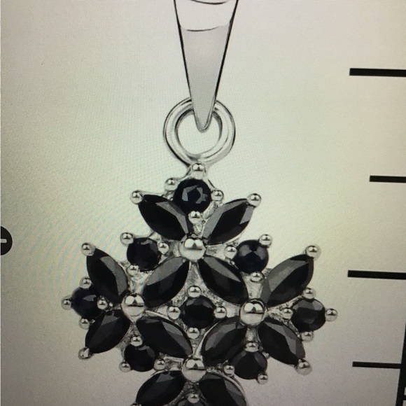 Gorgeous Ladies Platinum Topaz & Opal Designer Earrings - Picture 3 of 7